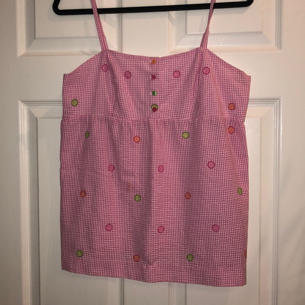 vintage lilly pulitzer citrus top